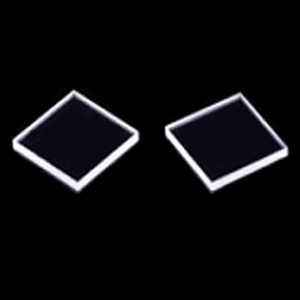 50 mm x 50 mm x 5 mm CaF2(Eu) Scintillation Crystal, All Sides Polished