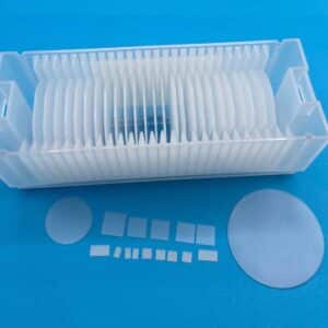 Diameter 50.8 mm x 0.43 mm Sapphire (Al2O3) Single Crystal Substrates, Orientation: (0001), Single Side Polished (25 Pieces)