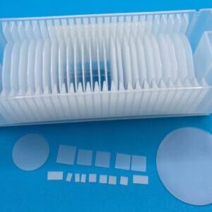 10 mm x 10 mm x 0.5 mm Sapphire (Al2O3) Single Crystal Substrates, Orientation: (0001), Double Sides Polished (20 Pieces)