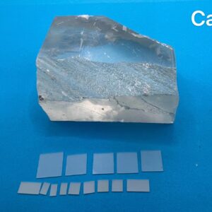 5 mm x 5 mm x 0.5 mm CaF2 Single Crystal Substrates, Orientation: (100), Single Side Polished (20 Pieces)