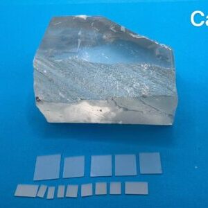 5 mm x 5 mm x 0.5 mm CaF2 Single Crystal Substrates, Orientation: (100), Double Sides Polished (20 Pieces)