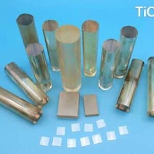 10 mm x 10 mm x 0.5 mm TiO2 (Rutile) Single Crystal Substrates, Orientation: (111), Double Sides Polished (5 Pieces)